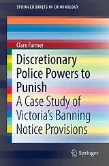 Kartonierter Einband Discretionary Police Powers to Punish von Clare Farmer