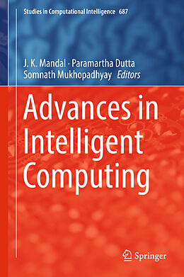 Livre Relié Advances in Intelligent Computing de 