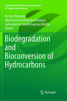 Couverture cartonnée Biodegradation and Bioconversion of Hydrocarbons de 