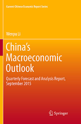 Couverture cartonnée China s Macroeconomic Outlook de Wenpu Li