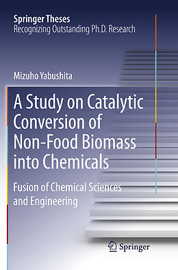 Couverture cartonnée A Study on Catalytic Conversion of Non-Food Biomass into Chemicals de Mizuho Yabushita