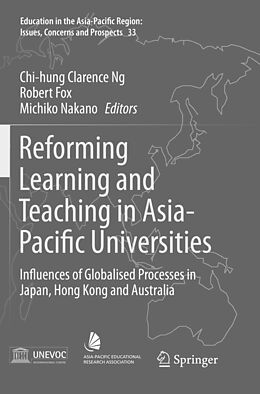 Couverture cartonnée Reforming Learning and Teaching in Asia-Pacific Universities de 