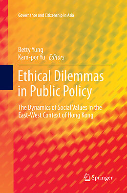 Couverture cartonnée Ethical Dilemmas in Public Policy de 