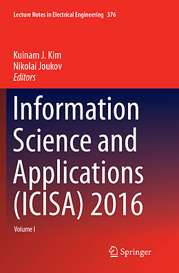 Kartonierter Einband Information Science and Applications (ICISA) 2016 von 