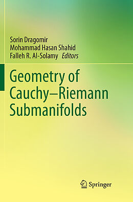 Couverture cartonnée Geometry of Cauchy-Riemann Submanifolds de 