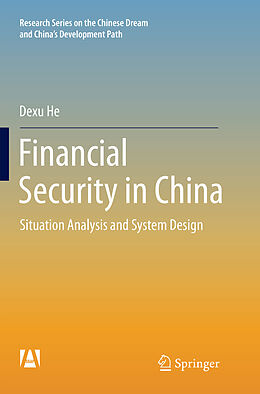 Kartonierter Einband Financial Security in China von Dexu He