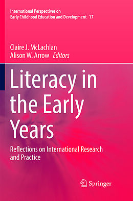 Couverture cartonnée Literacy in the Early Years de 