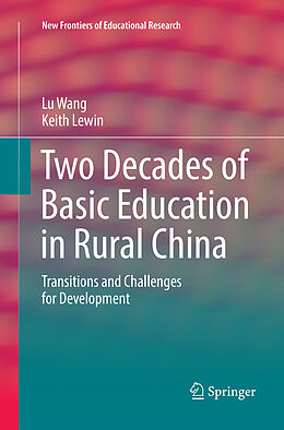 Couverture cartonnée Two Decades of Basic Education in Rural China de Keith Lewin, Lu Wang