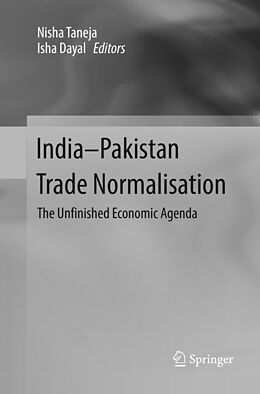 Couverture cartonnée India-Pakistan Trade Normalisation de 