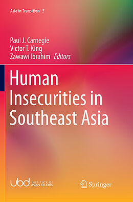 Couverture cartonnée Human Insecurities in Southeast Asia de 