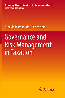 Kartonierter Einband Governance and Risk Management in Taxation von Arnaldo Marques De Oliveira Neto