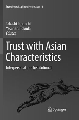 Couverture cartonnée Trust with Asian Characteristics de 