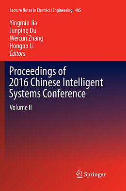 Kartonierter Einband Proceedings of 2016 Chinese Intelligent Systems Conference von 