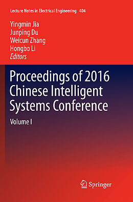 Kartonierter Einband Proceedings of 2016 Chinese Intelligent Systems Conference von 