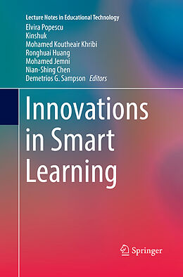 Couverture cartonnée Innovations in Smart Learning de 