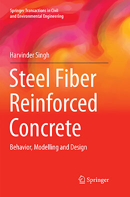 Couverture cartonnée Steel Fiber Reinforced Concrete de Harvinder Singh