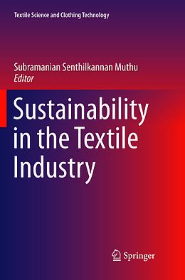 Couverture cartonnée Sustainability in the Textile Industry de 