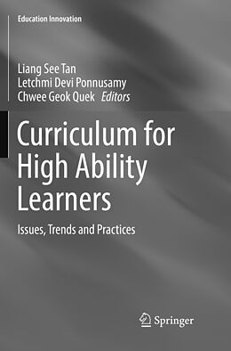 Kartonierter Einband Curriculum for High Ability Learners von 