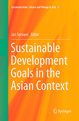 Couverture cartonnée Sustainable Development Goals in the Asian Context de 