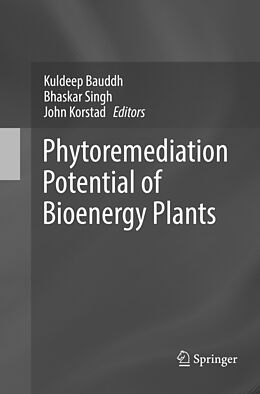 Couverture cartonnée Phytoremediation Potential of Bioenergy Plants de 