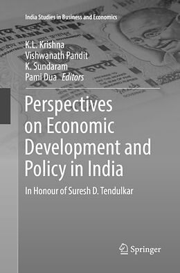 Kartonierter Einband Perspectives on Economic Development and Policy in India von 