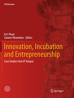 Couverture cartonnée Innovation, Incubation and Entrepreneurship de 