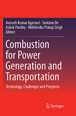 Couverture cartonnée Combustion for Power Generation and Transportation de 