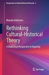 eBook (pdf) Rethinking Cultural-Historical Theory de Manolis Dafermos