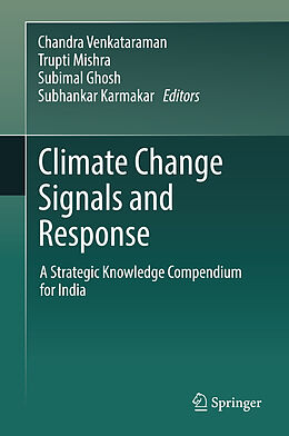 Livre Relié Climate Change Signals and Response de 