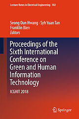 Livre Relié Proceedings of the Sixth International Conference on Green and Human Information Technology de 