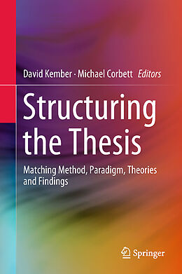 Livre Relié Structuring the Thesis de 