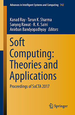 Couverture cartonnée Soft Computing: Theories and Applications de 