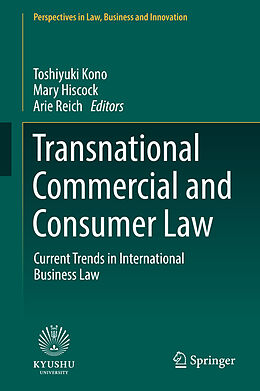 Livre Relié Transnational Commercial and Consumer Law de 