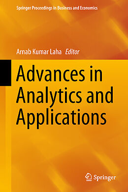 Livre Relié Advances in Analytics and Applications de 