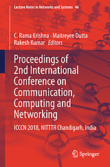 Couverture cartonnée Proceedings of 2nd International Conference on Communication, Computing and Networking de 