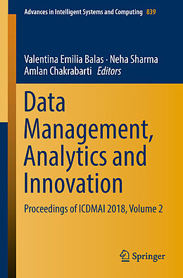 Kartonierter Einband Data Management, Analytics and Innovation von 