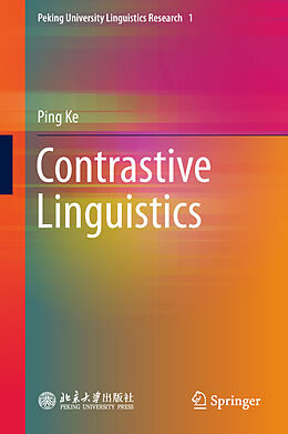 Livre Relié Contrastive Linguistics de Ping Ke