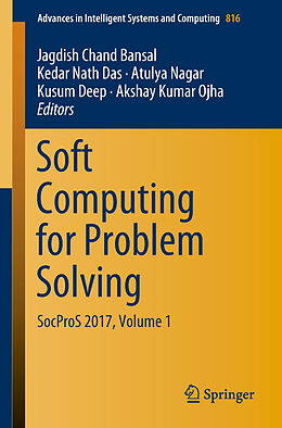 Couverture cartonnée Soft Computing for Problem Solving de 