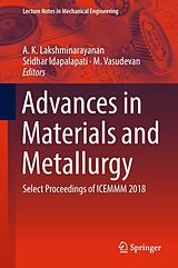 eBook (pdf) Advances in Materials and Metallurgy de 