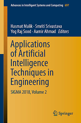 Couverture cartonnée Applications of Artificial Intelligence Techniques in Engineering de 