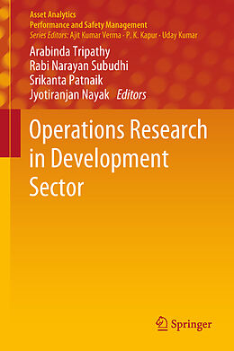 Livre Relié Operations Research in Development Sector de 