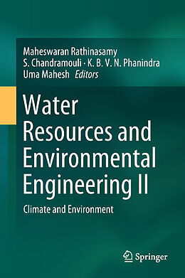 Livre Relié Water Resources and Environmental Engineering II de 