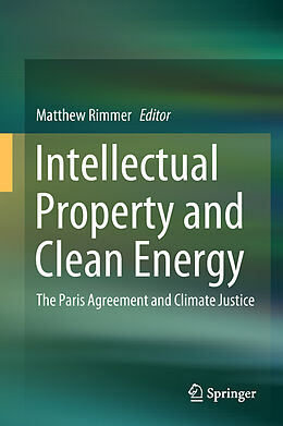 Livre Relié Intellectual Property and Clean Energy de 