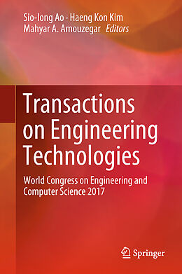 Livre Relié Transactions on Engineering Technologies de 