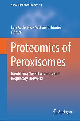 Fester Einband Proteomics of Peroxisomes von 