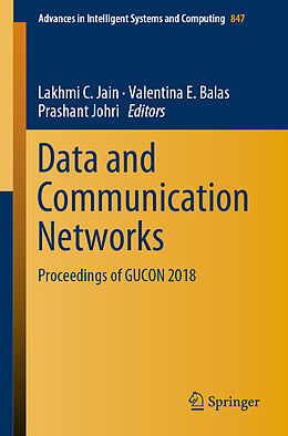 Couverture cartonnée Data and Communication Networks de 