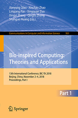 Couverture cartonnée Bio-inspired Computing: Theories and Applications de 