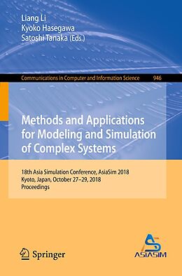 eBook (pdf) Methods and Applications for Modeling and Simulation of Complex Systems de 