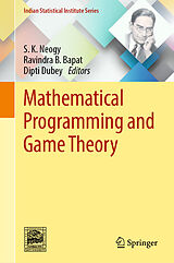 eBook (pdf) Mathematical Programming and Game Theory de 