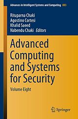 eBook (pdf) Advanced Computing and Systems for Security de 